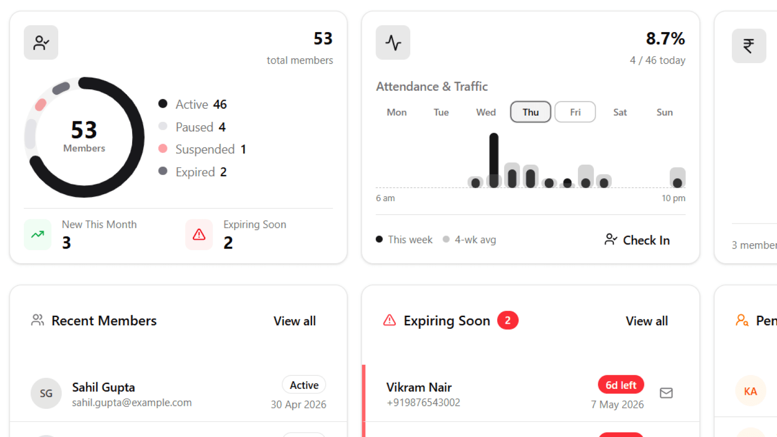 Insights — Track performance