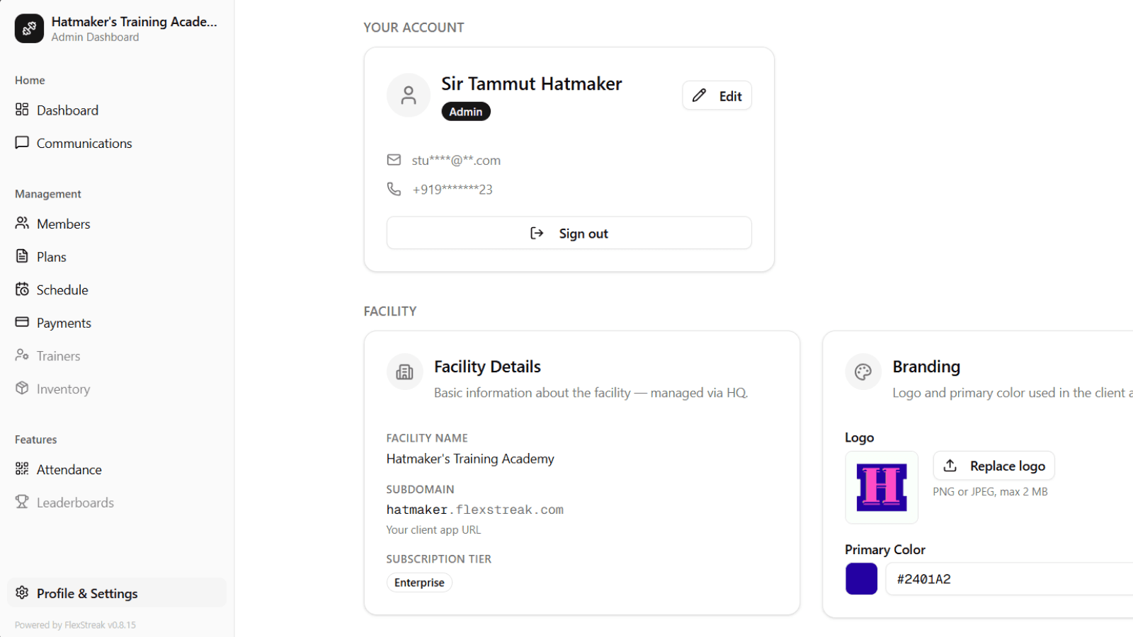 Setup — Your branded platform